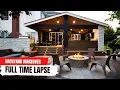 My FAVORITE BACKYARD MAKEOVER Full Build Time Lapse