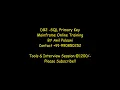 Mainframe DB2 for Experience SQL Primary Key New Batch every Month-End 2025 Anil 9908502542
