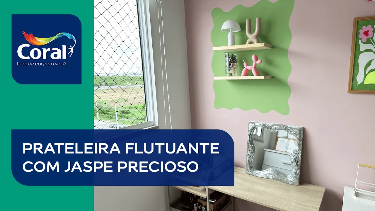Tintas Coral — Coral — DIY Wall Painting and Shelf Installation (YouTube video ad)