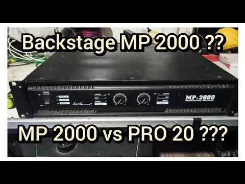 Download MP3 backstage MP 2000 vs PRO 20 son iguales? cuál es mejor?