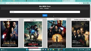IMDB clone project coding ninjas front end skill test