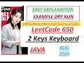 2 Keys Keyboard Leetcode 650 Maths Pattern Java Code Developer Coder