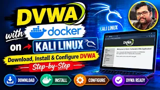 DVWA with Docker on Kali Linux || Download, Install & Configure DVWA Step-by-Step || Cyber Security