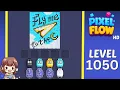 Pixel Flow Level 1050 Solution Walkthrough