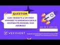 Can I migrate a VM from VMware to OpenStack while keeping its original MAC address Q A