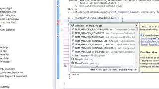 Android tutorial for beginners 69 Communicate Activity with Fragments