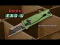 Reate EXO U Gravity Utility Knife - Ready for the Cardboard Jungle
