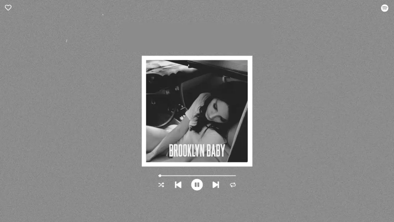 lana del rey - brooklyn baby (sped up & reverb)