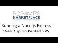 Run a Website or Express Web App on P2P VPS Rental