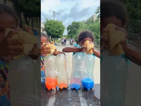 Vamos a ver que equipo llenará por completo con el agua sin botarla de las botellas.