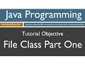 Learn Java Programming - File Class Part One Tutorial