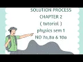 Solution Process Tutorial Chapter 2 No 7a 8a 10a