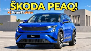 SKODA PEAQ SHOWCASE + CRASH TESTING - BeamNG Drive Mods