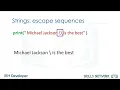 PYTHON programming tutorial Lec 3 string operation PYTHON basics for beginners