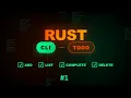 Rust CLI To-Do App - Part 1 Setup User Prompt