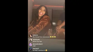Strella Kat Dancing With Boyfriend on Instagram Live