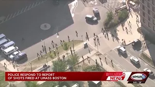 UMass Boston says report of shots fired on campus is all clear