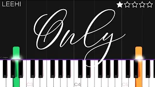 LeeHi - Only | EASY Piano Tutorial