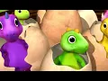 Ten Little Dinosaurs | Nursery Rhymes for Babies by LittleBabyBum - ABCs and 123s