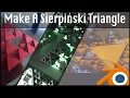 Make a Sierpinski Triangle in Blender