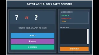 RPS Game Using Tkinter in Python