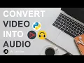 Convert into using Python Python for Beginners