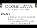 Part 1 - Core Java
