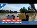 Becah bocah di Muratara Menyampaikan Aspirasi Air Kami Keruh dan Kotor