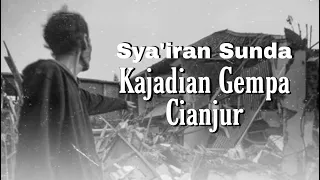 sad reflecting on the story of the cianjur earthquake nadhom sunda