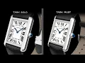 CARTIER TANK MUST VS TANK SOLO