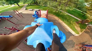 Crazy Playground Parkour Compilation - POV