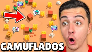 ESCONDITE con SUSCRIPTORES CAMUFLADOS en BRAWL STARS 😱🔥 (nuevo modificador)
