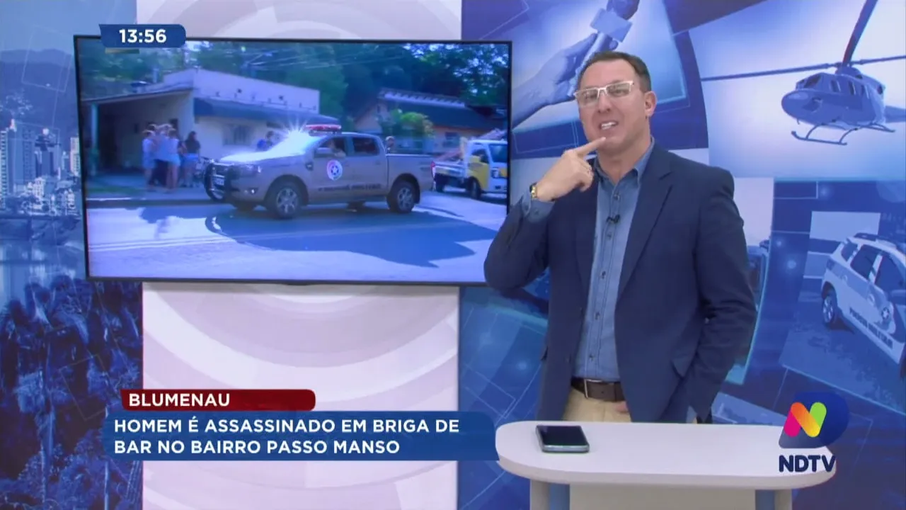 Blumenau: homem é assassinado em briga de bar no bairro Passo Manso