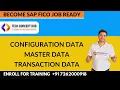 What is master data in SAP What is transaction data in sap Best sap fico training institute pune