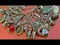 My James Avery Charm Bracelet Collection Part 1 Sterling Silver Jewelry Retired Current Charms
