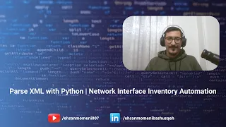 Parse XML with Python Network Interface Inventory Automation