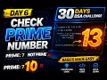 Check Prime Number in Java n Day 6 DSA-Foundation MK TechVerse