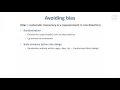 4 Avoiding Bias