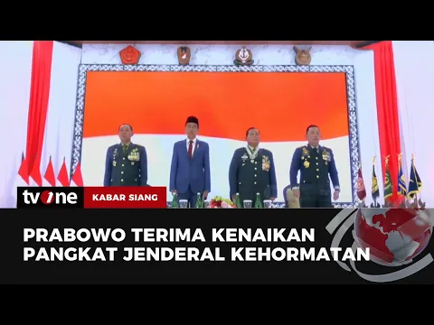 Pangkat Istimewa Jenderal Prabowo