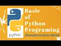 Basics of Python Programming Python basics Components Variables Chapter 7 Class 11 CBSE