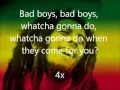 Download Lagu Bob Marley Bad Boys Lyrics