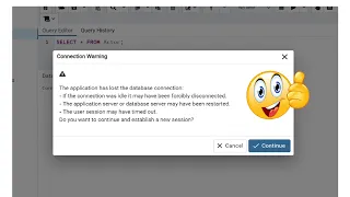 How To The Application Has Lost The Database Connection in PostgreSQL Database pgAdmin