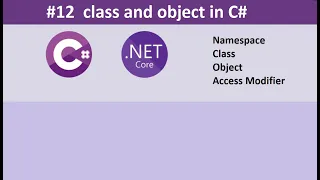 Class and Object in C C-Sharp Tutorial Net Core Framework Sukhraj