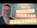 Register out of state car in California