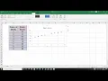 MS Excel for Scatter Plots Correlation and Regression