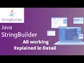 Java StringBuilder All working explained in detail Java tutorial Strings concept