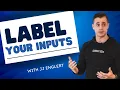 Improve Your Bubble io App Organization with Proper Input Labeling