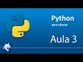 Curso Python para Ciencias - Aula 3