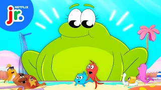 Blue's GIANT Frog Friend! 🐸 Dr. Seuss's Red Fish, Blue Fish | Netflix Jr