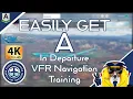 2 5 Easily Get A in Departure Training VFR Navigation MSFS 2020 Honeycomb Alpha Bravo